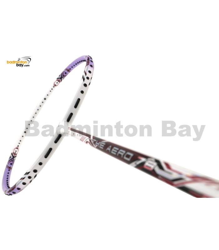 Flex Power The Aero 78 White Light Purple Badminton Racket 6U