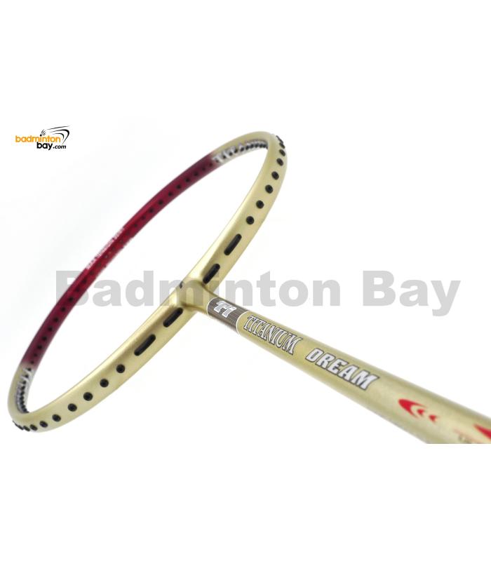 Flex Power Titanium Ti Dream Red Badminton Racket (5U)