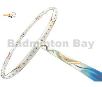 Flex Power Tomahawk White Blue Badminton Racket 4U