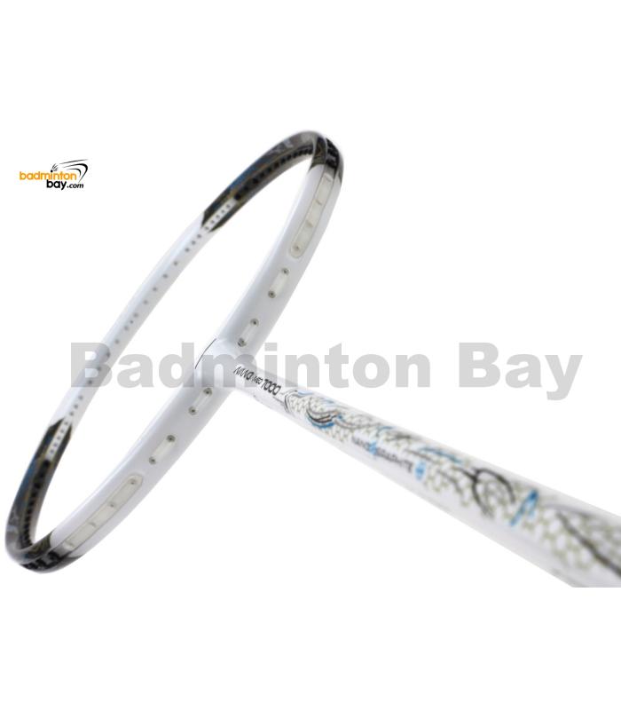 Hundred Nano Neo 7000 White Black Badminton Racket (5U-G6) HNDRD