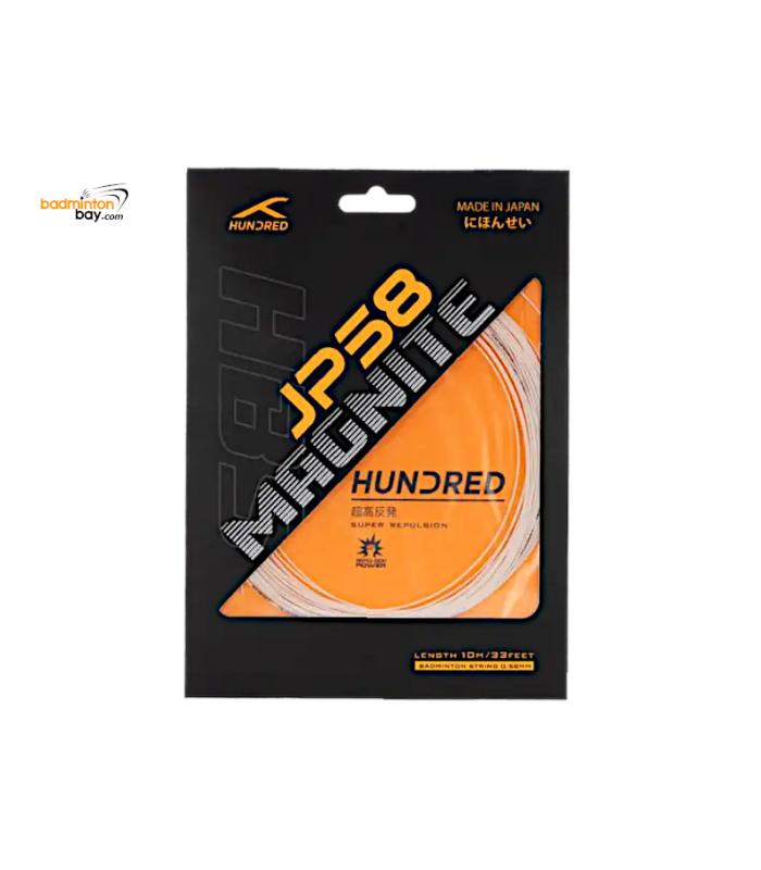 Hundred JP58 Magnite (0.58mm) Badminton String High Repulsion Power Hundred JP58 Magnite (0.58mm) Badminton String High Repulsion Power
