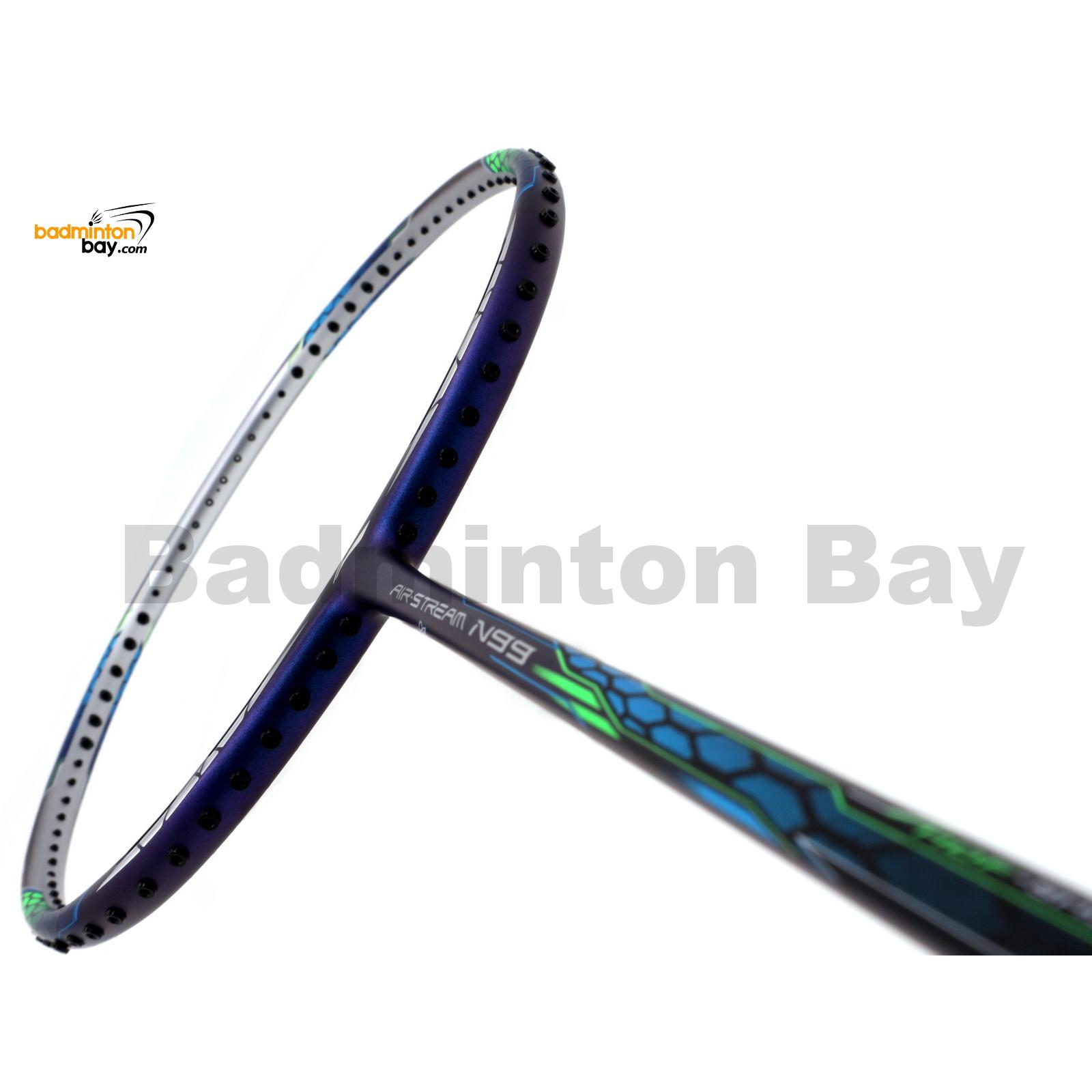 Li-Ning Mega Power Air Stream N99 Blue Silver Medal Edition Badminton Racket 3U (W3-S2)