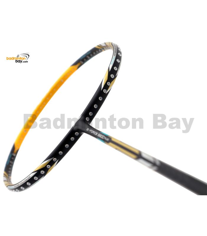 Li-Ning Pro Master Extra Strong G-Force 8800 Plus Black Yellow Badminton Racket 4U (W3-S1)