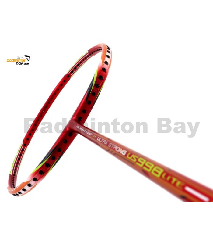 Li-Ning Ultra Strong US998 Lite Red Badminton Racket 5U (W1-S2)