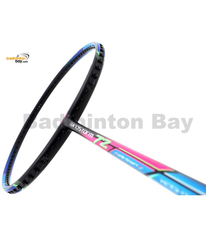 Li-Ning Extra Skill Windstorm 72 Black Badminton Racket 7U (W1-S1)