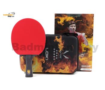 Loki RXTON 9 Star Professional Ping Pong Bat with Original Bag Attack-Loop High Sticky Table Tennis Racket Carbon Blade Paddle for Fast Attack