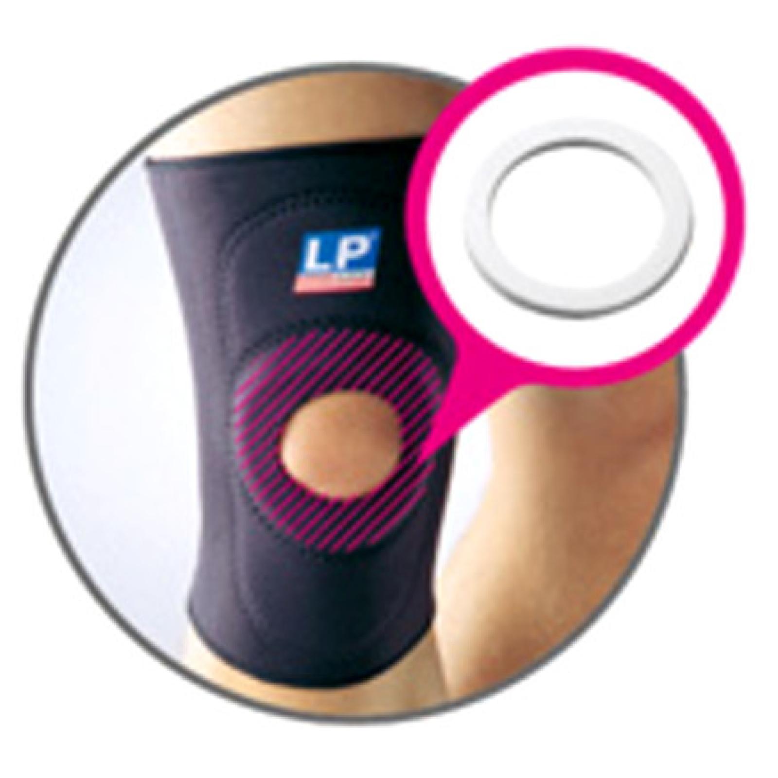 LP 708 Open Patella - Ginocchiera Aperta Con Stabilizzatore Rotuleo, Taglia X-Small, Compressione E Supporto Per Artrosi E Strappi