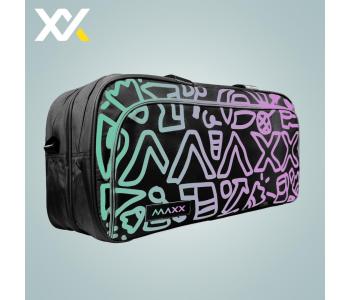 Maxx Tournament Bag MXBG029 2-Compartment Half-Thermal Badminton Racket Rectangle Bag 