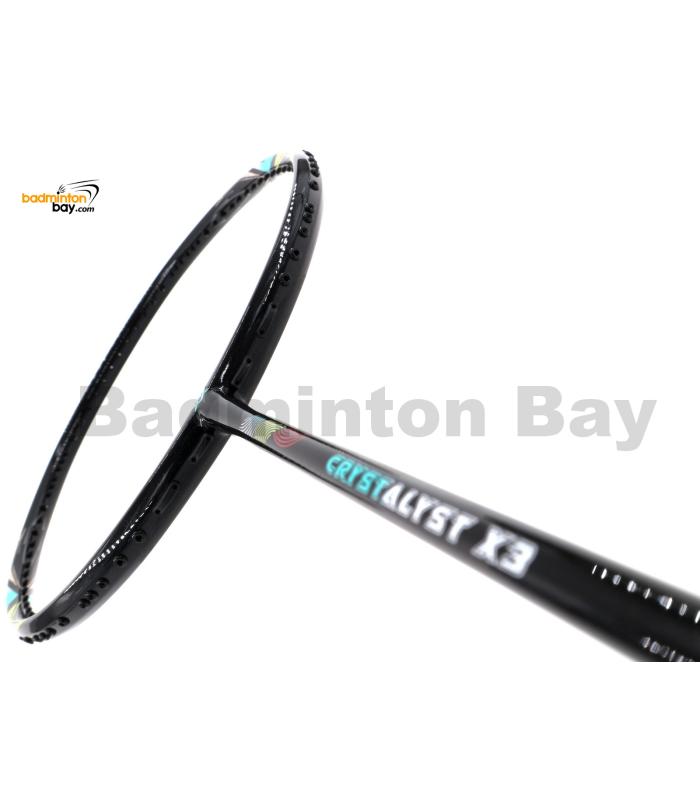 Maxx Crystalyst X3 Black Badminton Racket 4U-G6