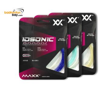 Maxx Iosonic Hybrid Dual Color Badminton String Made in Japan