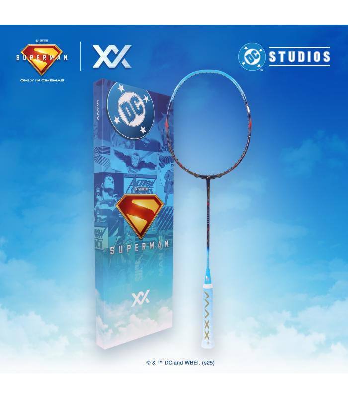 Maxx SUPERMAN Premium Limited Edition With Boutique Box (Original From DC Studios) Badminton Racket 4U-G6