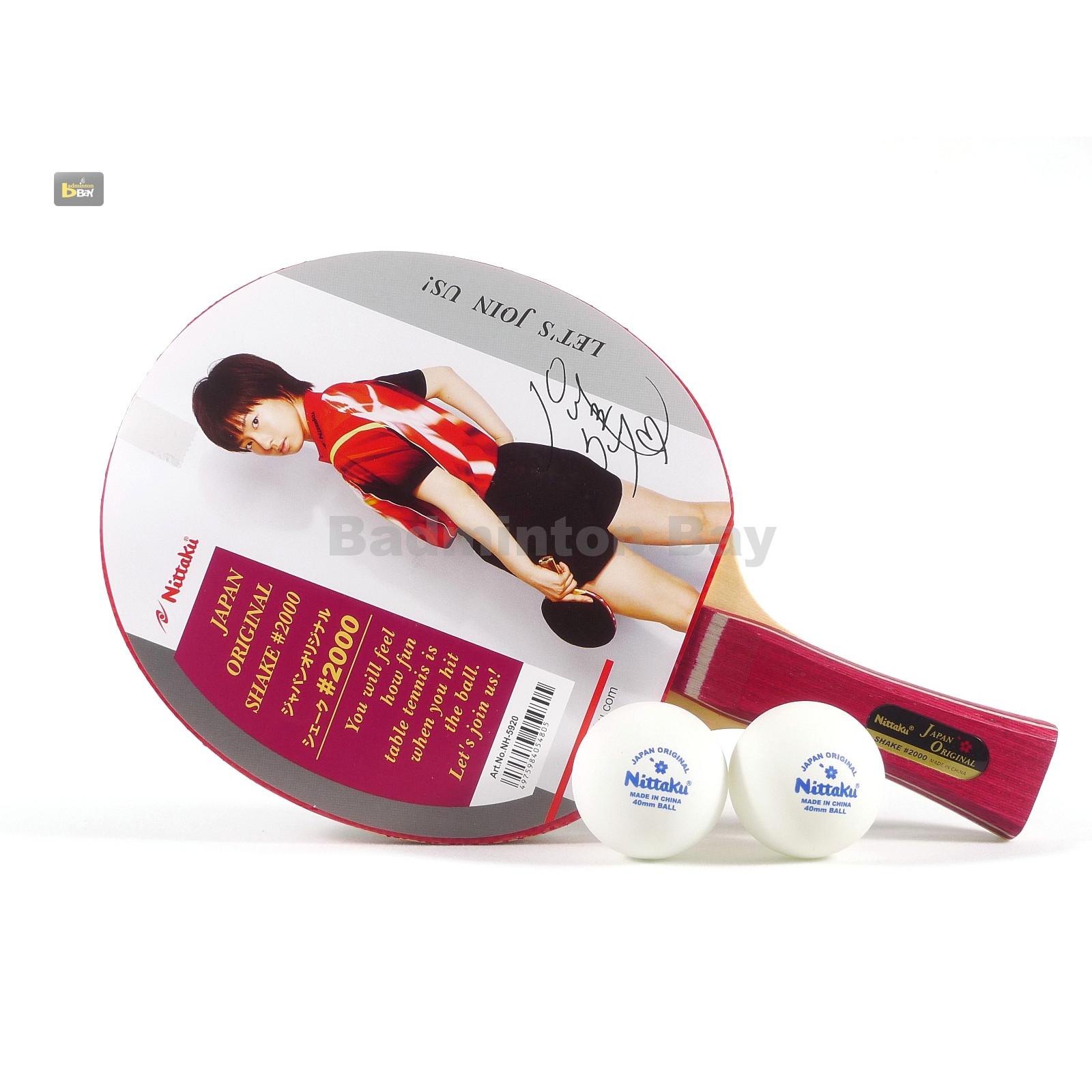  Out of stock Nittaku Shake 2000 FL Shakehand Table Tennis Racket with