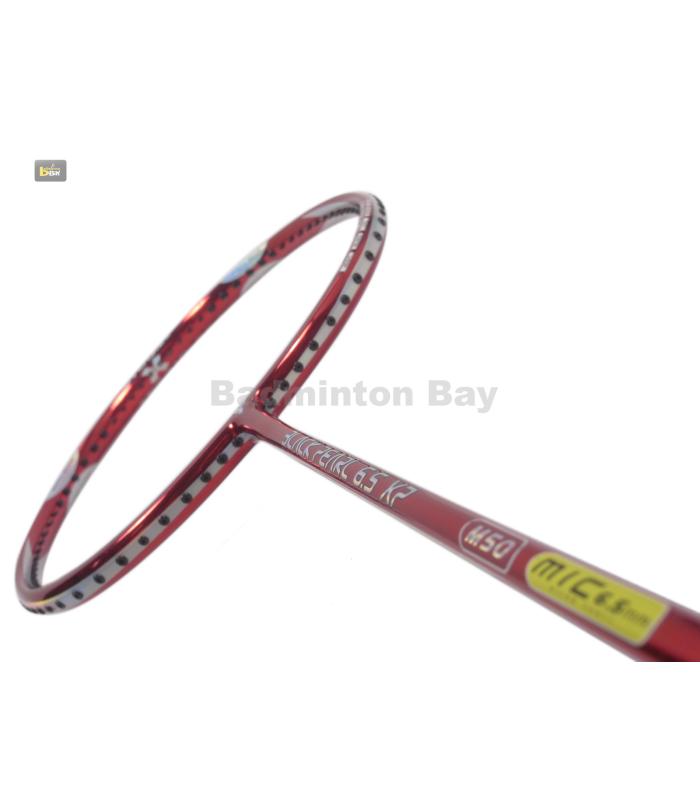 Prince Oversize Black Pearl 6.5 XP Chrome Red Badminton Racket (3U)