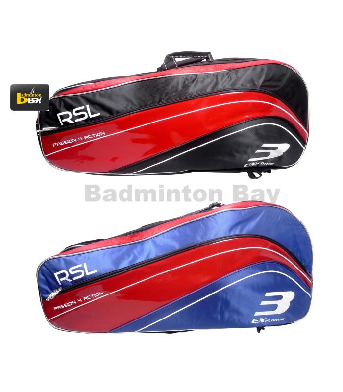 ~Out of stock RSL 3 ( Triple ) Compartments Non-Thermal Explorer 3 Badminton Racket Bag