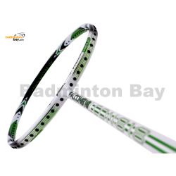 RSL Falcon 818 White Chrome Green Badminton Racket (4U-G5)