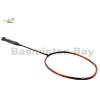 RSL Falcon 828 Orange Black Chrome Silver Badminton Racket (4U-G5)