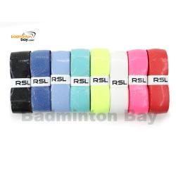 RSL Hi Soft Grip Replacement Super PU Grip (8 pieces) for Badminton Squash Tennis Racket