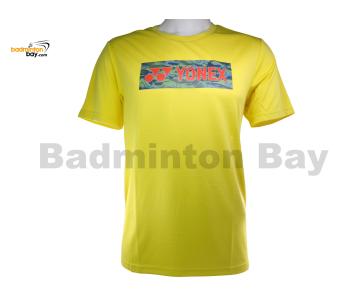 Yonex - Round Neck T-Shirt Quick Dry Sports Jersey Dry Fast Buttercup Yellow RM-S092-1864-L22-S