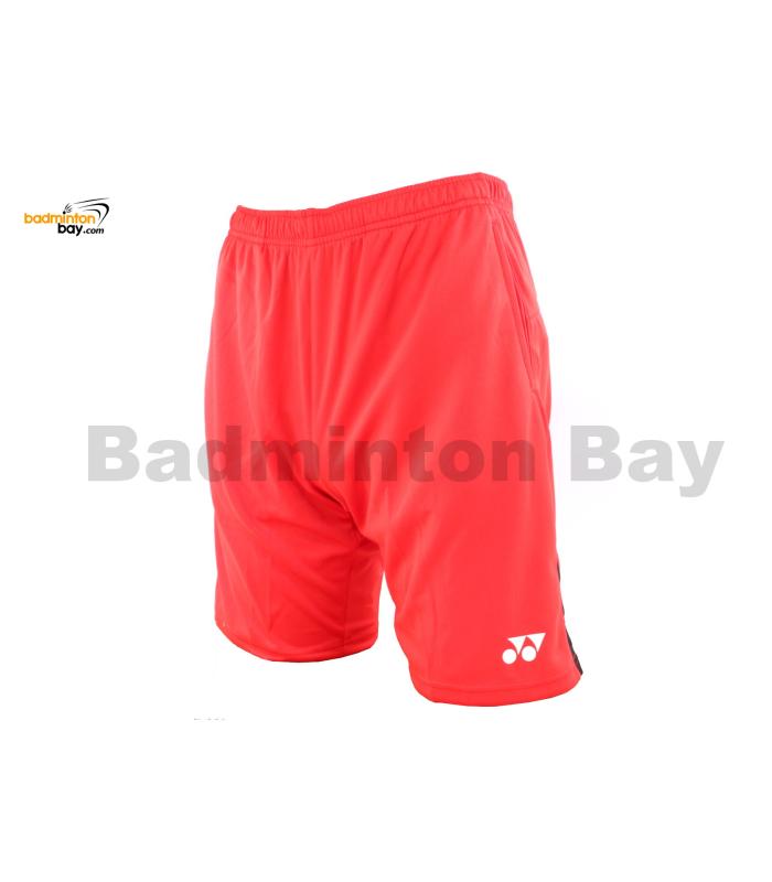 Yonex TruBreeze Quick Dry Sport Shorts Pants FIERY RED SM-Q017-1955-E21-S