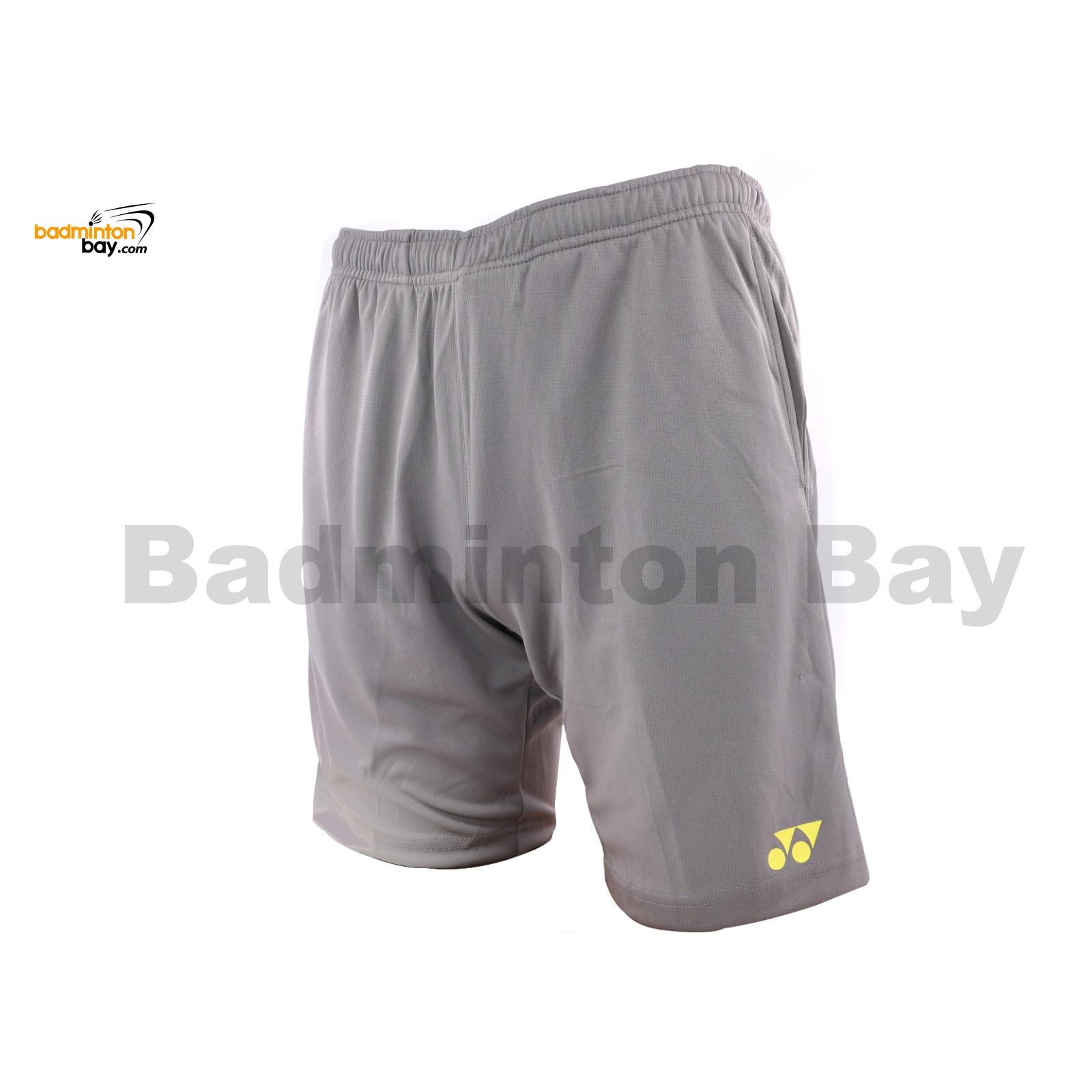Details about   Yonex Men's Badminton Short Pants Sports Clothing Gray Racquet NWT 81PH003MCG 