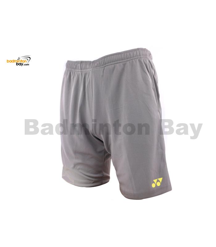 Yonex TruBreeze Quick Dry Sport Shorts Pants STEEL GREY SM-Q017-1955-E21-S