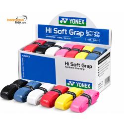 Yonex Hi Soft Grap (24 pieces) AC420-EX PU Replacement Grip for Badminton Squash Tennis Racket