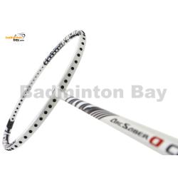 Yonex Arcsaber 0 CLEAR White Navy (Made In China) Badminton Racket (4U-G5)