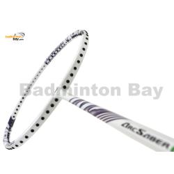 Yonex Arcsaber 0 FEEL White Purple (Made In China) Badminton Racket (4U-G5)