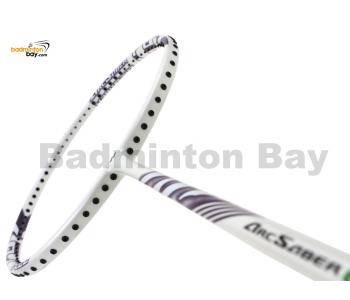 Yonex Arcsaber 0 FEEL White Purple (Made In China) Badminton Racket (4U-G5)