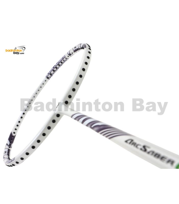 Yonex Arcsaber 0 FEEL White Purple (Made In China) Badminton Racket (4U-G5)