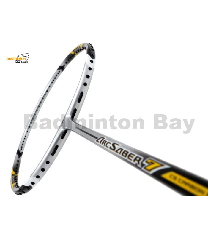 Yonex ArcSaber 7 Silver Yellow Badminton Racket ARC7 (3U-G5)