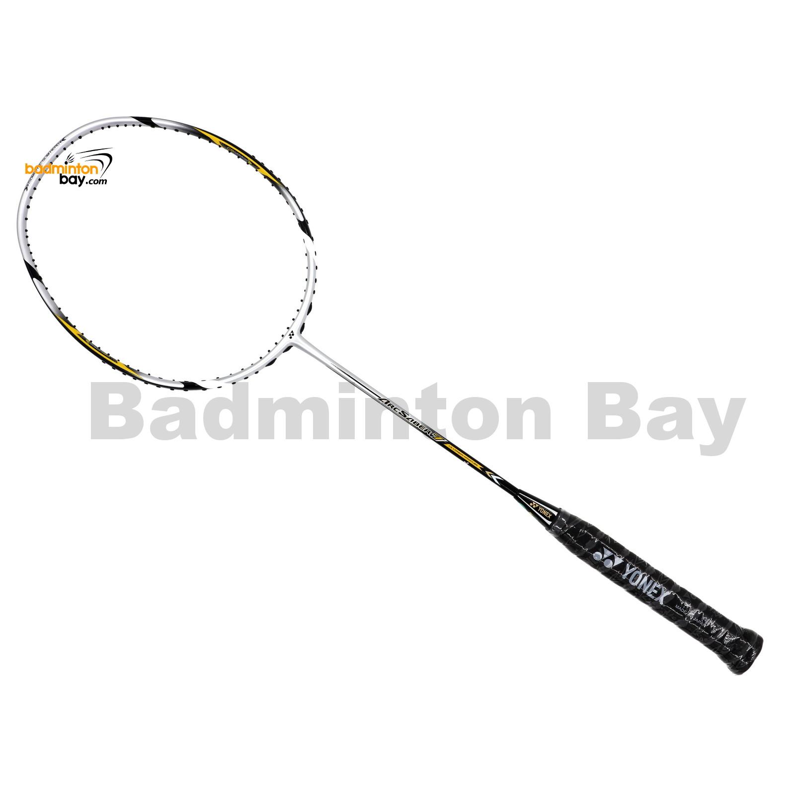 Yonex ArcSaber 7 Silver Yellow Badminton Racket ARC7 (3U-G5)