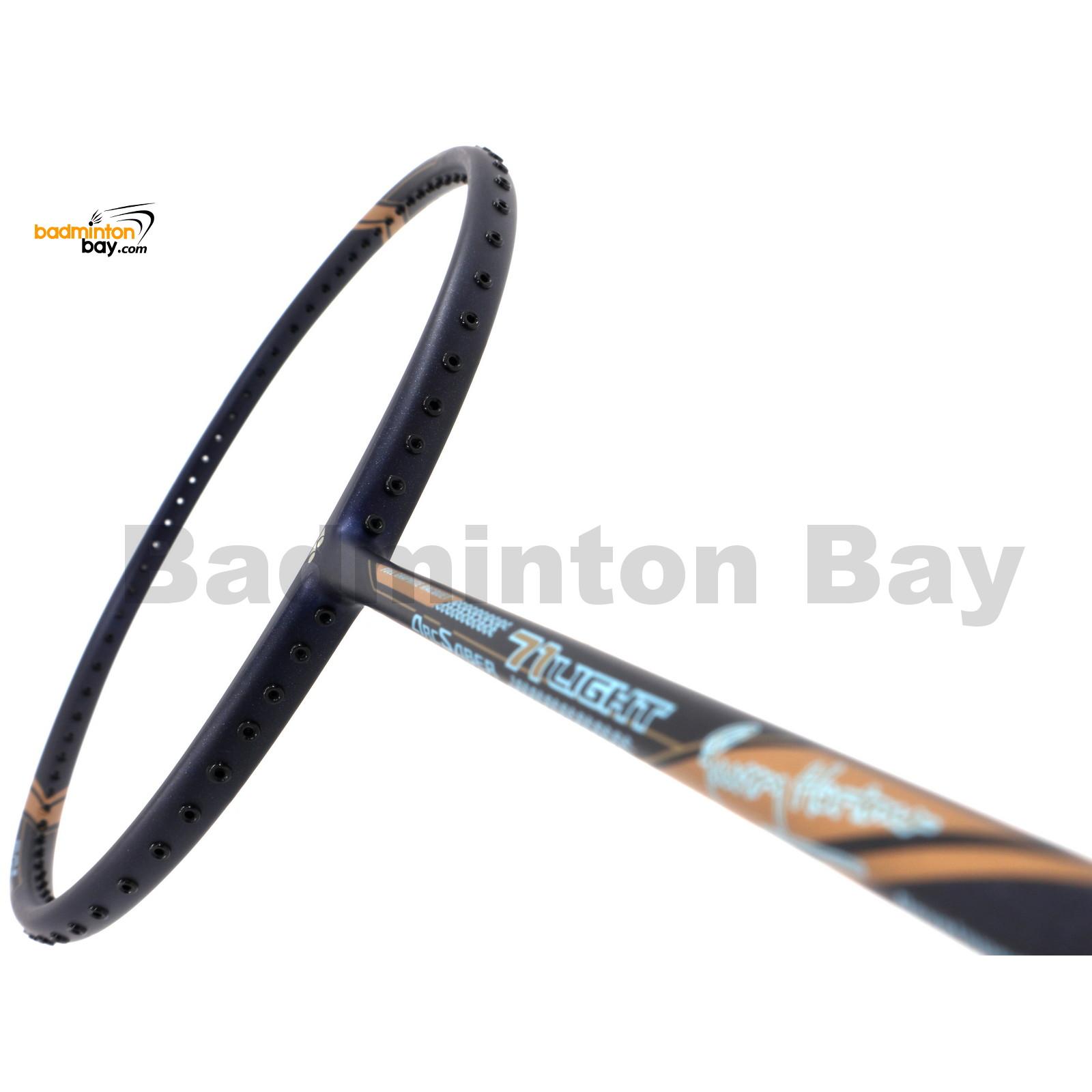 Yonex - Arcsaber 71 Light Hartono Series ARC71LTEX Navy Blue Badminton Racket (5U-G5)