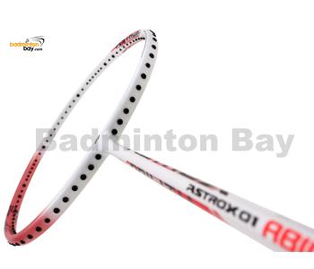 Yonex Astrox 01 ABILITY White Pink (Made In China) Badminton Racket (4U-G5)