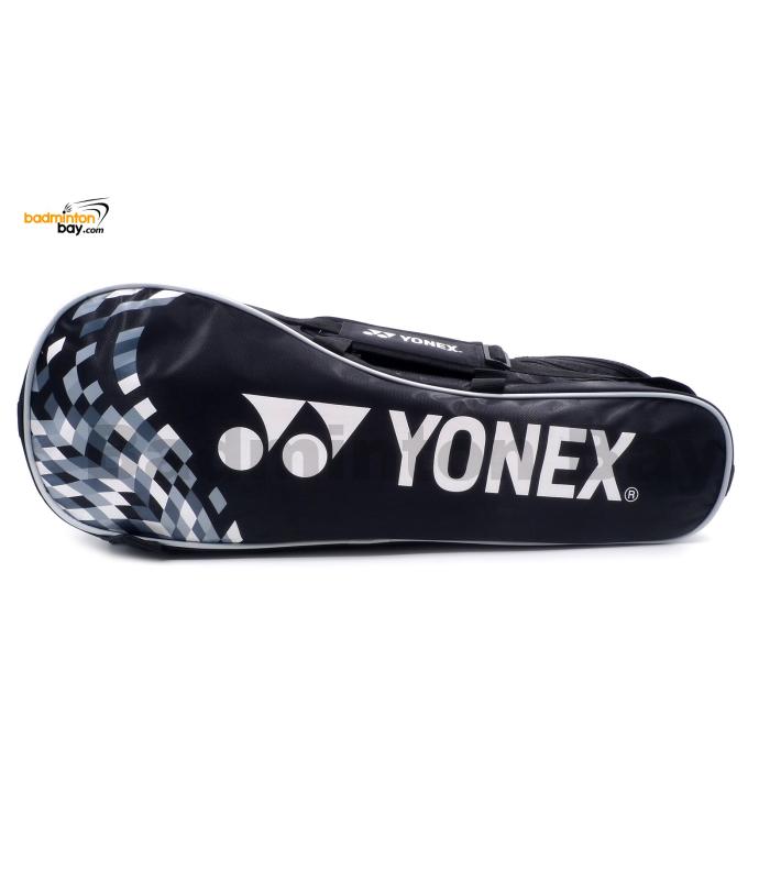 Yonex 2 Compartments Padded Badminton Racket Bag SUNR-1002BPRM Black