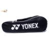 Yonex 2 Compartments Padded Badminton Racket Bag SUNR-1002BPRM Black