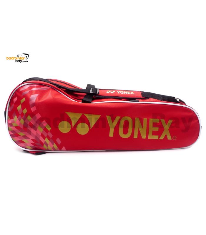 Yonex 2 Compartments Padded Badminton Racket Bag SUNR-1002BPRM Red