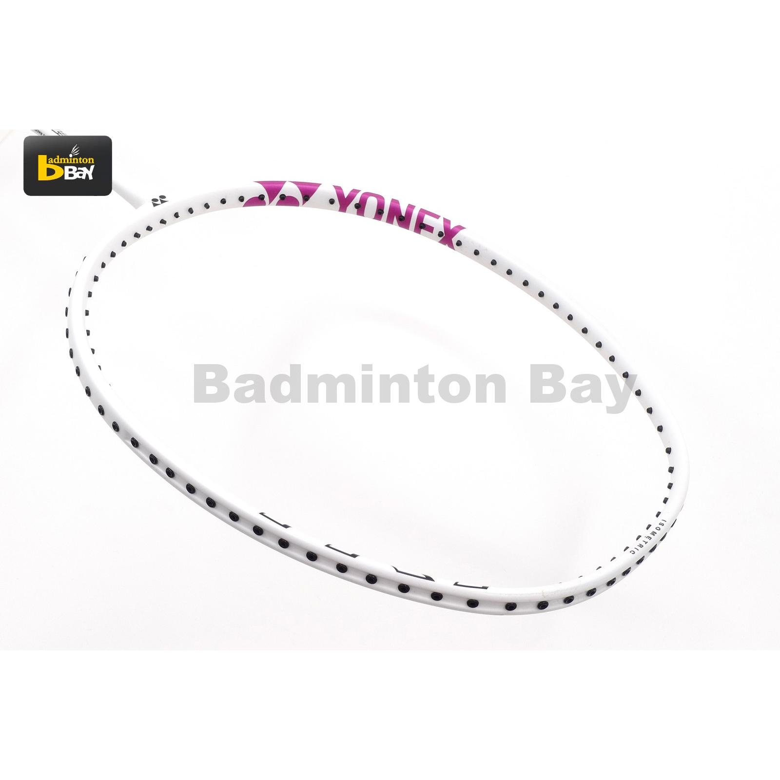 Yonex Badminton Racket ISOMETRIC TR1 White Racquet String U5G5 with Cover Shaft 