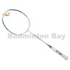 Yonex Nanoflare 001 CLEAR White Sax Blue (Made In China) Badminton Racket (5U-G5)