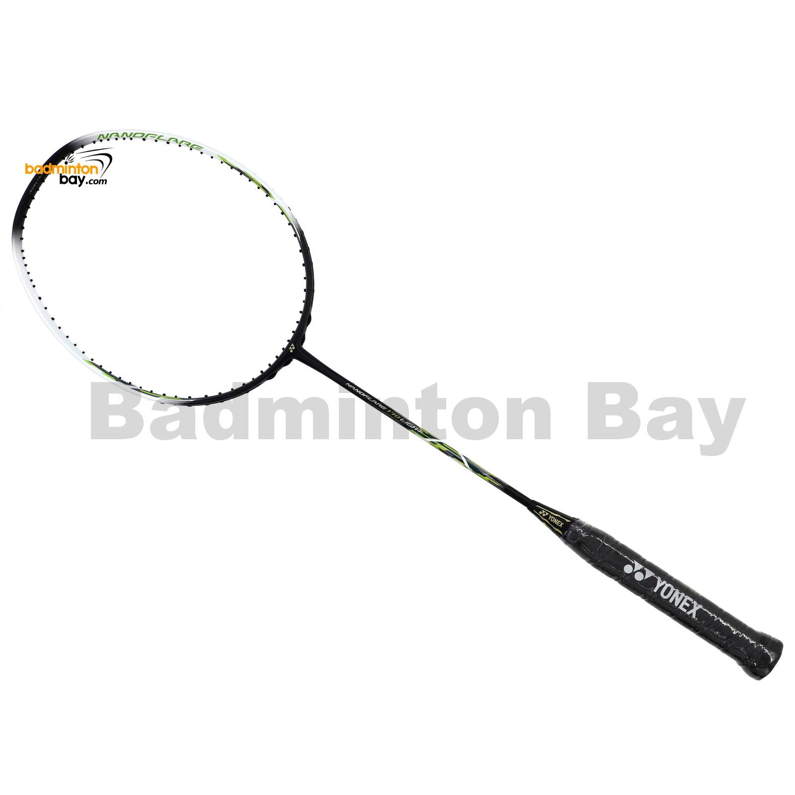Yonex Nanoflare 170 Lite Badminton Racket 5U/G5 Black Lime Free EMS Shipping 