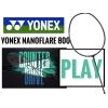 Yonex Nanoflare 800 Play Deep Green NF-800G (Made In China) Badminton Racket  (4U-G5)