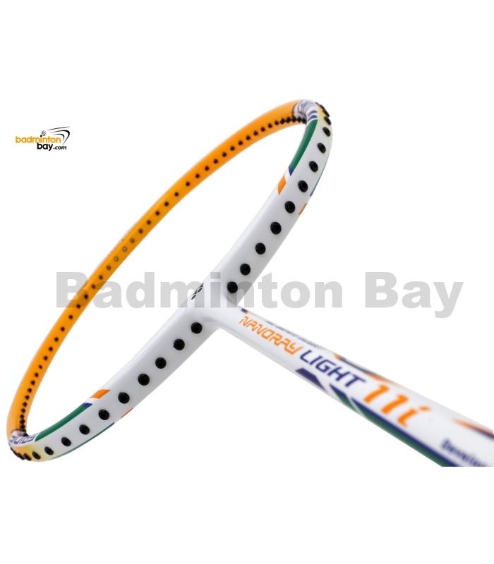 Yonex - Nanoray Light 11i iSeries NR-LT11IEX White Orange Badminton Racket  (5U-G5)