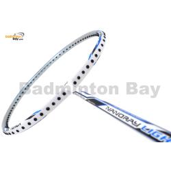 Yonex - Nanoray Light 4i iSeries NR-LT4IEXF White Blue Badminton Racket  (5U-G5)