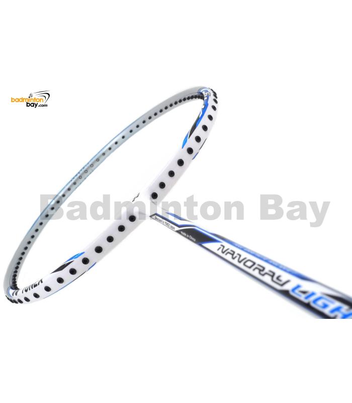 Yonex - Nanoray Light 4i iSeries NR-LT4IEXF White Blue Badminton Racket  (5U-G5)