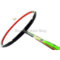 15% OFF Yonex - Nanoray Light 9i iSeries NR-LT9IEX Black Green Orange Badminton Racket  (5U-G5) Strung with Black Abroz DG67 Power String slight  paint defect (refer pictures)
