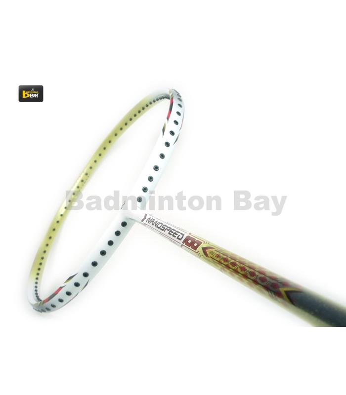 ~Out of Stock~ Yonex NanoSpeed 100 White Red Badminton Racket 3U/G5 - 2012 Design