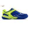 Yonex Akayu S Blue Neon Lime Green Badminton Shoes In-Court With Tru Cushion Technology