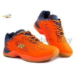 Yonex Bubble Out Vibrant Orange Badminton Shoes In-Court With Tru Cushion Technology