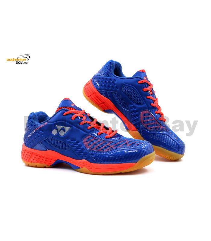 Yonex Hydro Force Navy Orange Badminton Shoes With Tru Cushion 