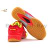 Yonex Hydro Force Red Lime Green Badminton Shoes With Tru Cushion 